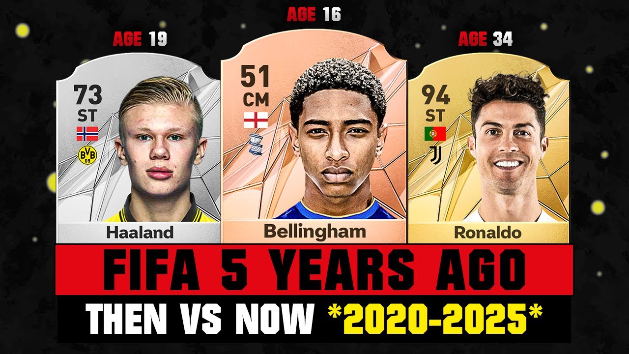 THIS IS HOW FIFA LOOKED 5 YEARS AGO VS NOW! 🤯😱 ft. Bellingham, Haaland, Ronaldo…