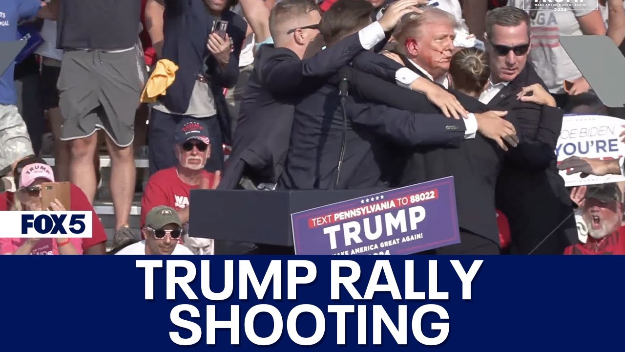 Donald Trump says he was shot at rally; thanks law enforcement for 