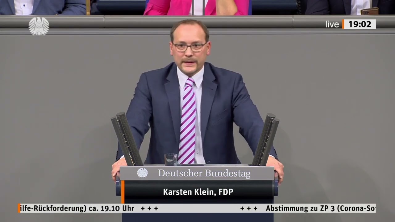 Karsten Klein, MdB: Plenumsrede vom 28.09.2022 zum Thema Corona-Soforthilfe-Rückforderungen