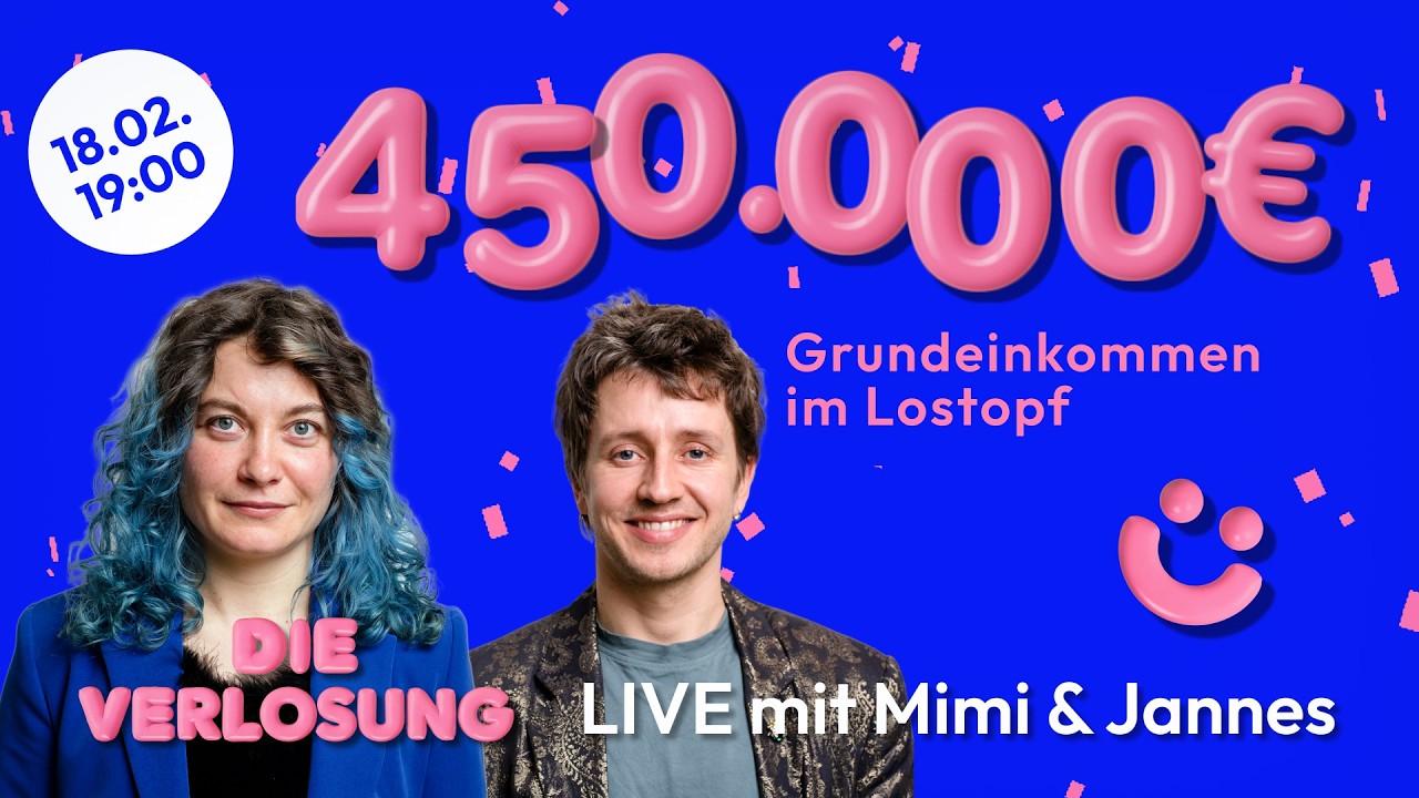 Die Verlosung: F&uuml;reinander da sein &ndash; Solidarit&auml;t geht in alle Communities 450.000 &euro; Grundeinkommen