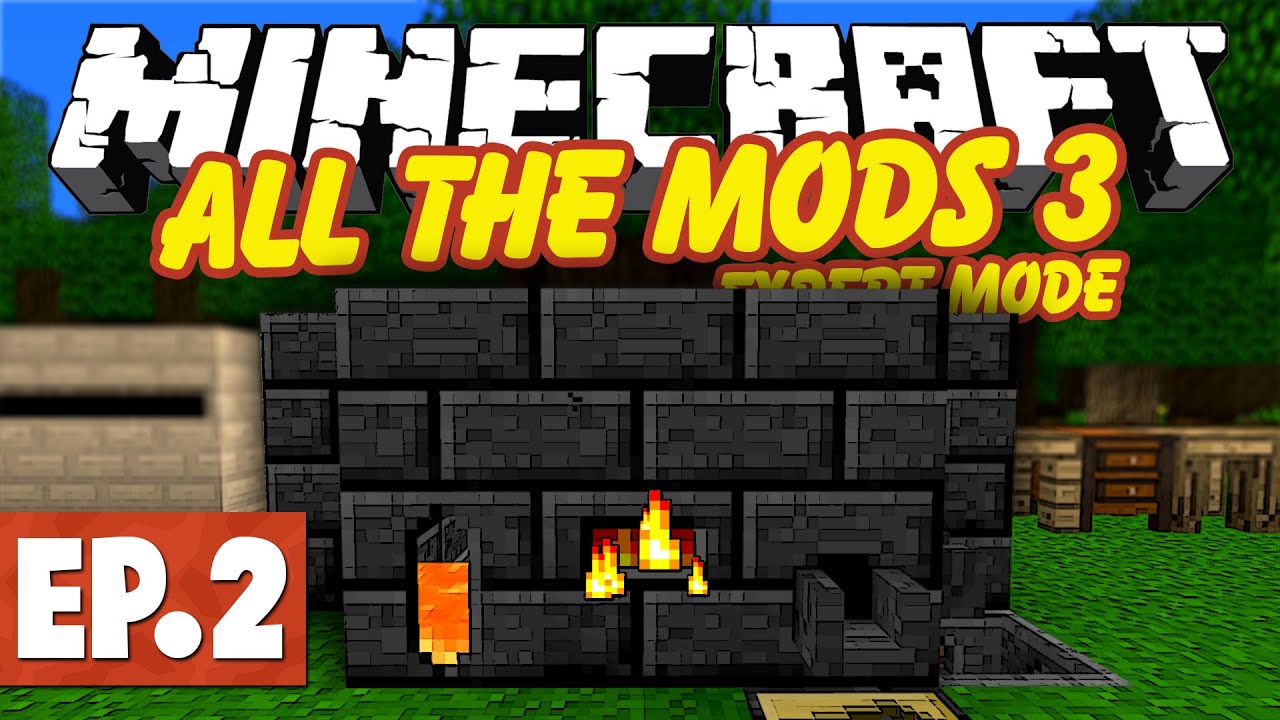 Minecraft All The Mods 3 Expert | SMELTERY, BLAST FURNACE & RUBBER TREES! #2 [Modded Minecraft]