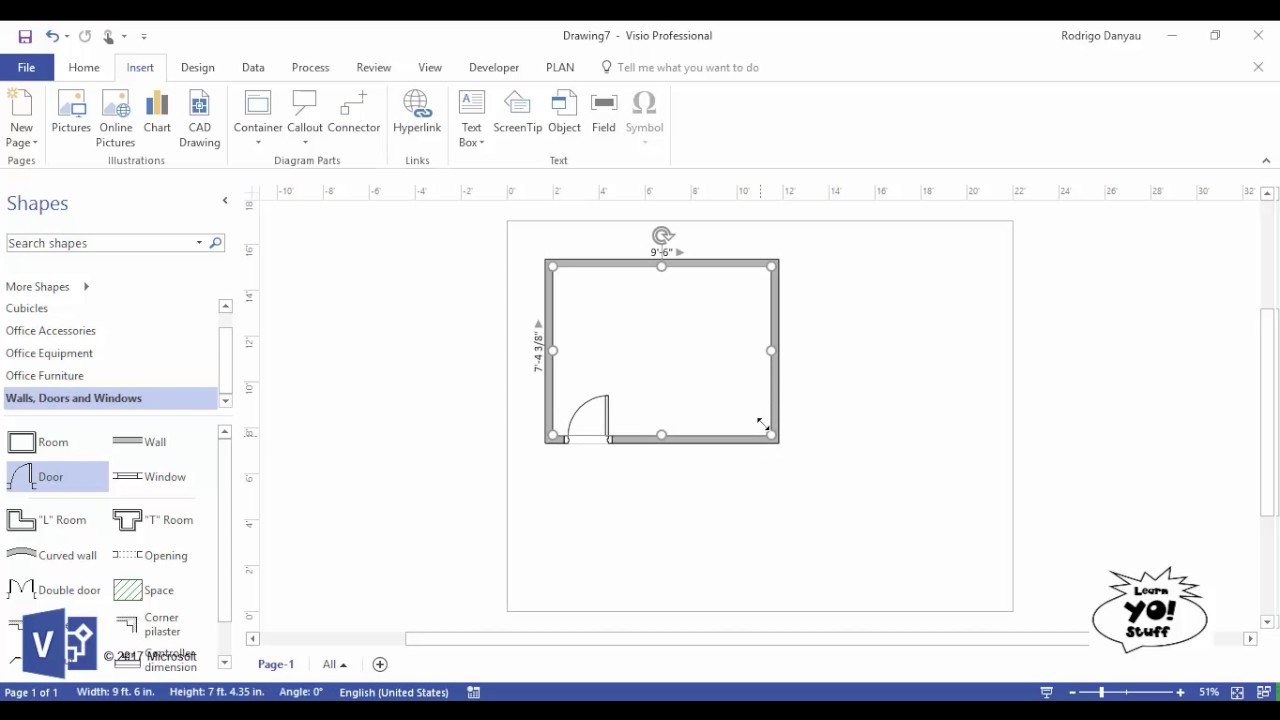 Microsoft Visio 2013 Maps Floorplans