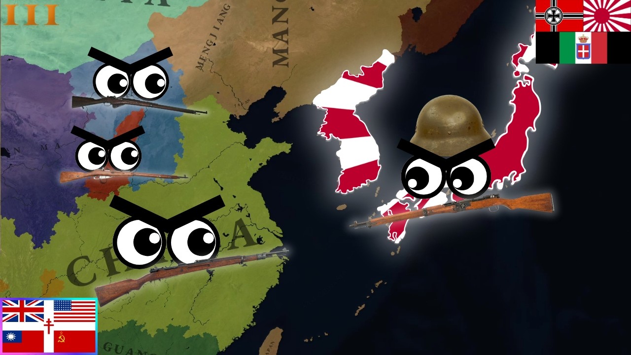 Playing as Japan in WW2 Age of History 3 be like...