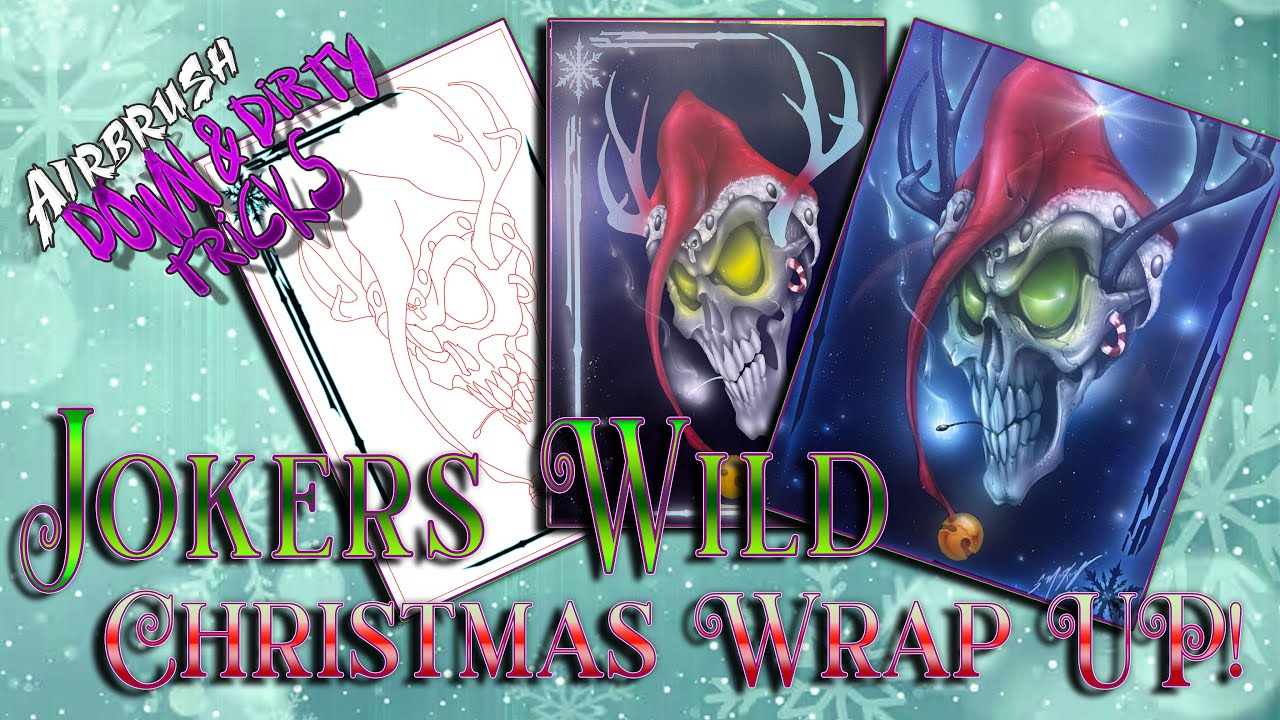 Airbrush Live Stream – Joker’s Wild: Holiday Edition (Wrap-Up) 🃏🎄