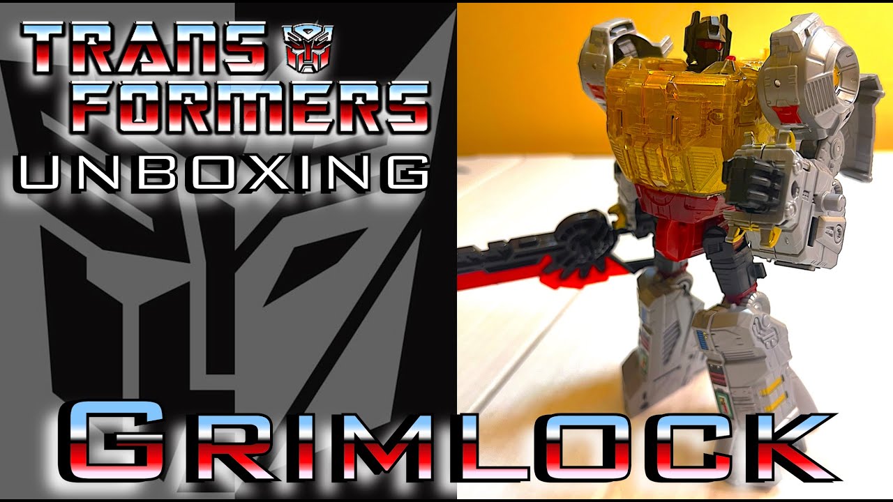 TRANSFORMERS - [ GRIMLOCK - DINOBOTS - VOLCANICUS - BPF-05 ] - Unboxing / Transformation / Review