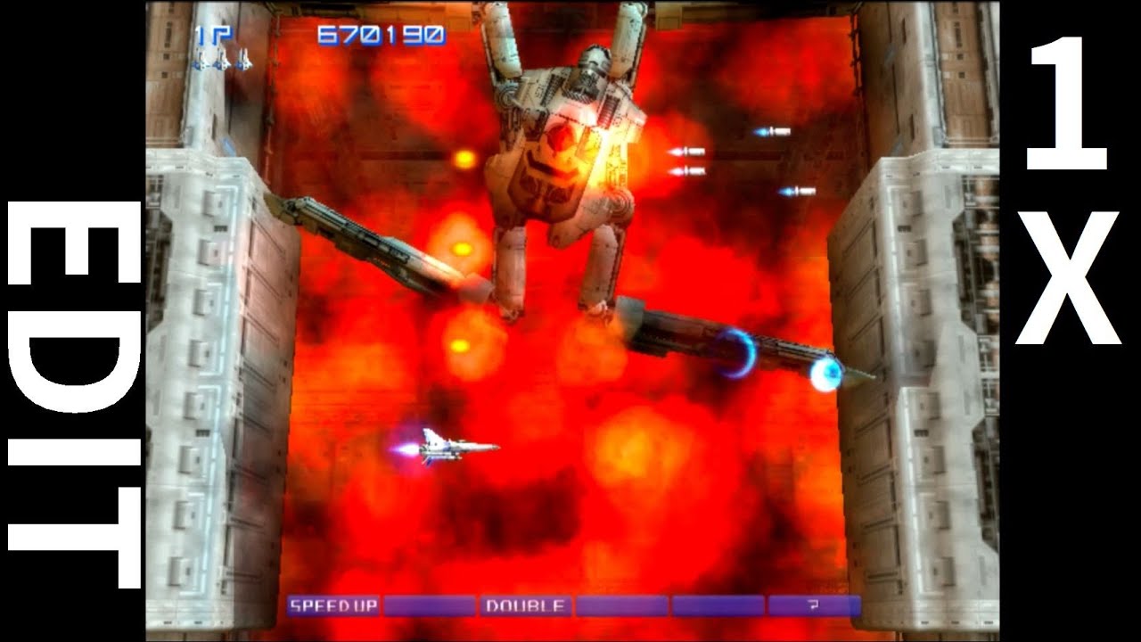 グラディウス5　全武器でノーミスALL　EDIT１編  (フライングトーピード ＋ バーティカル ＋ ファイヤブラスター ＋ フリーズ ＋ メガクラッシュ）GRADIUS V NO-MISS ALL
