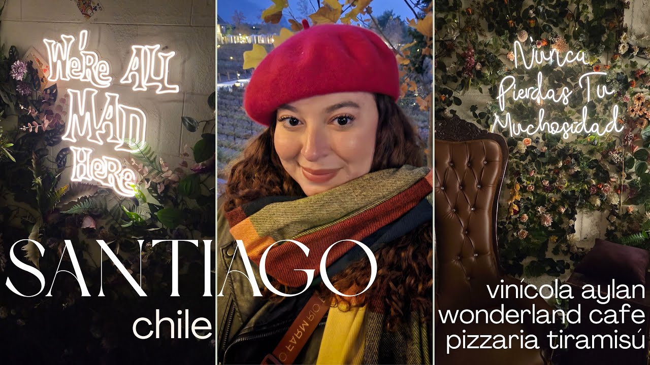 santiago | chile - vlog com muitas comidinhas e passeio em vinícola