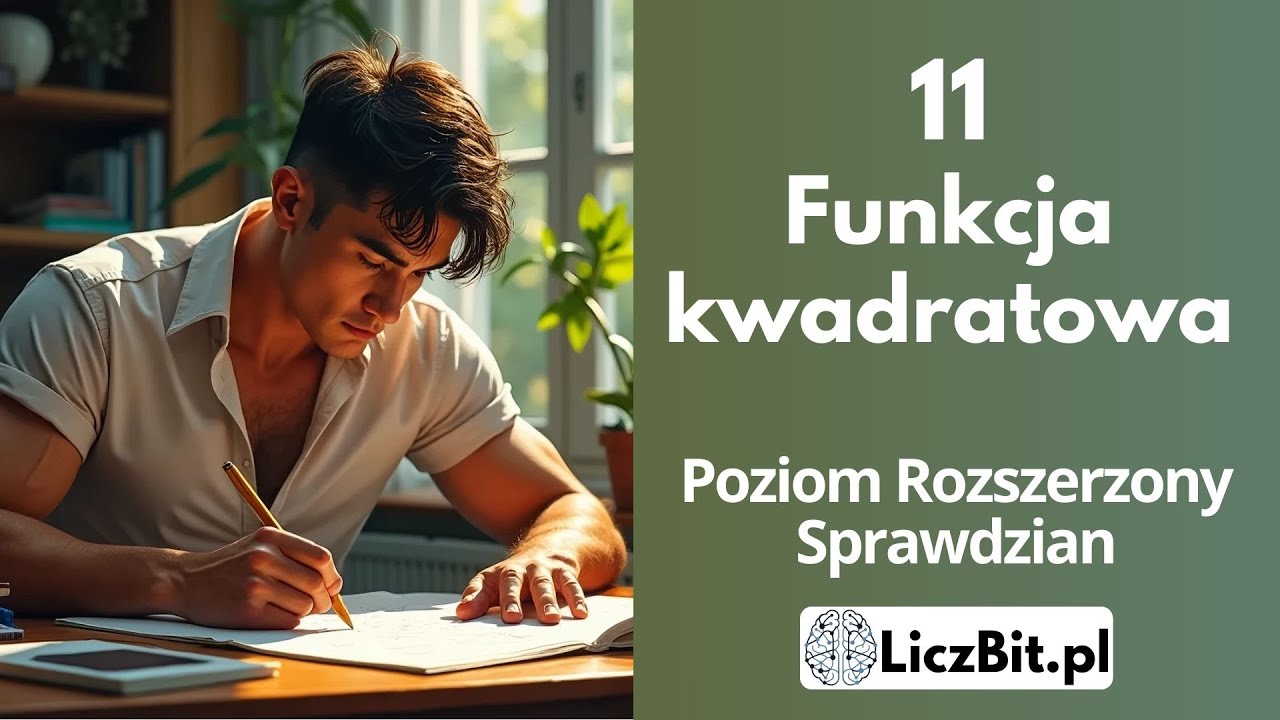 11 Funkcja kwadratowa - Sprawdzian 1 - Pazdro - Poziom Rozszerzony