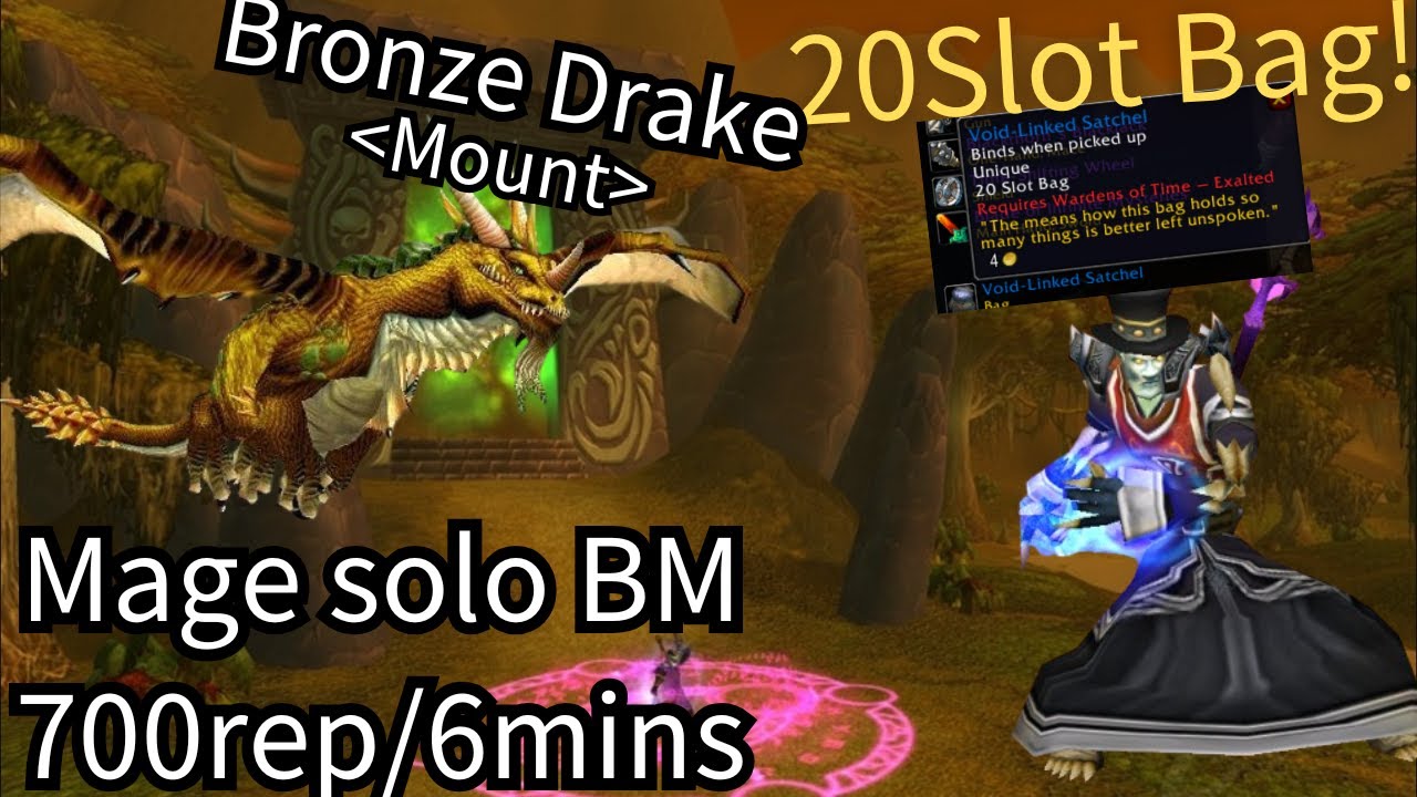 Turtle WoW - Mage solo BM 700rep. (6mins)