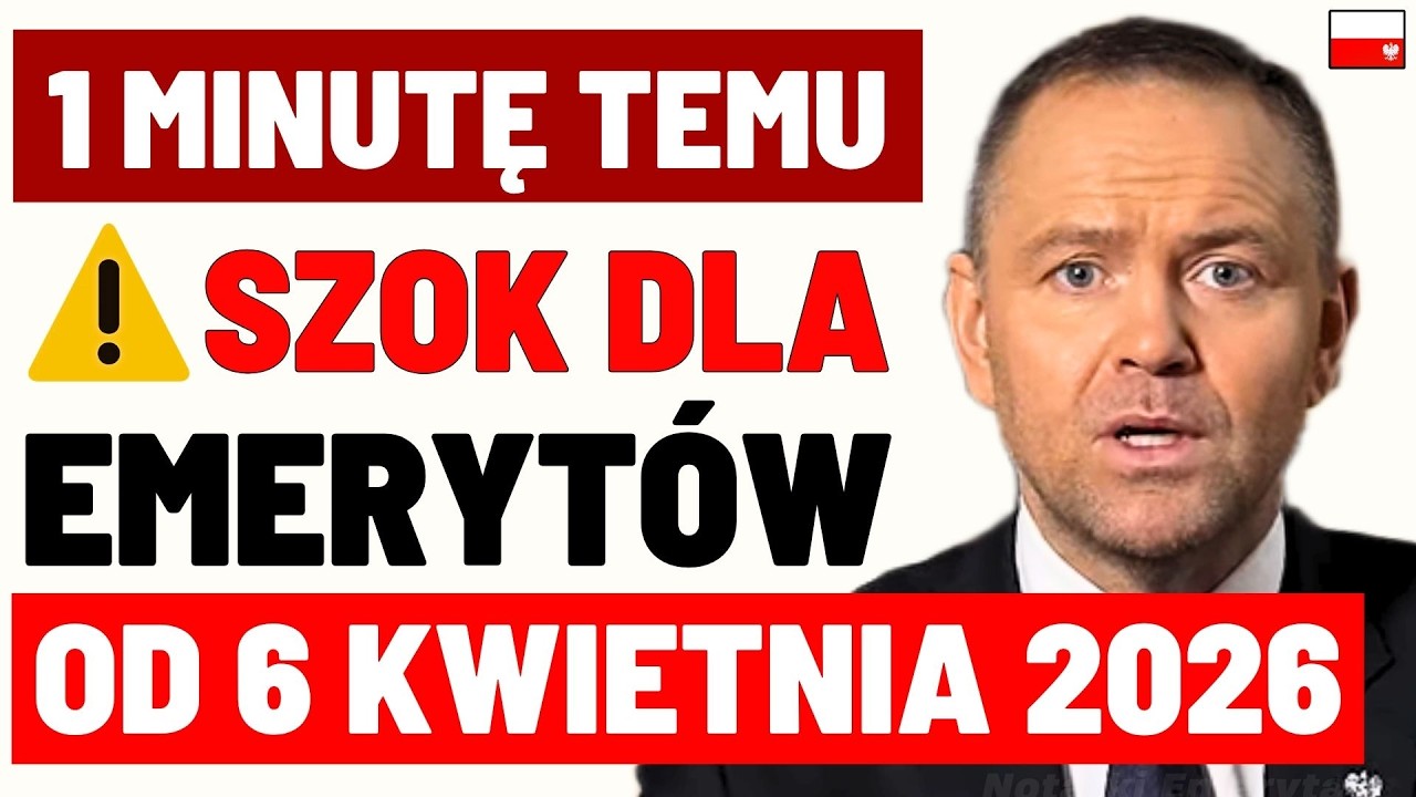 UWAGA Seniorzy 60+: Od 6 KWIETNIA 2026 wchodzą WAŻNE zmiany EMERYTALNE &mdash; Nowe zasady i przepisy
