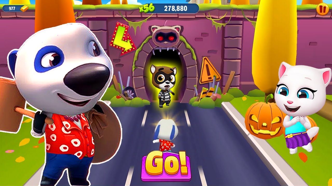 Talking Tom Gold Run Halloween 2026 🎃 Tom vs Hank vs Angela vs Boss in The New Planet