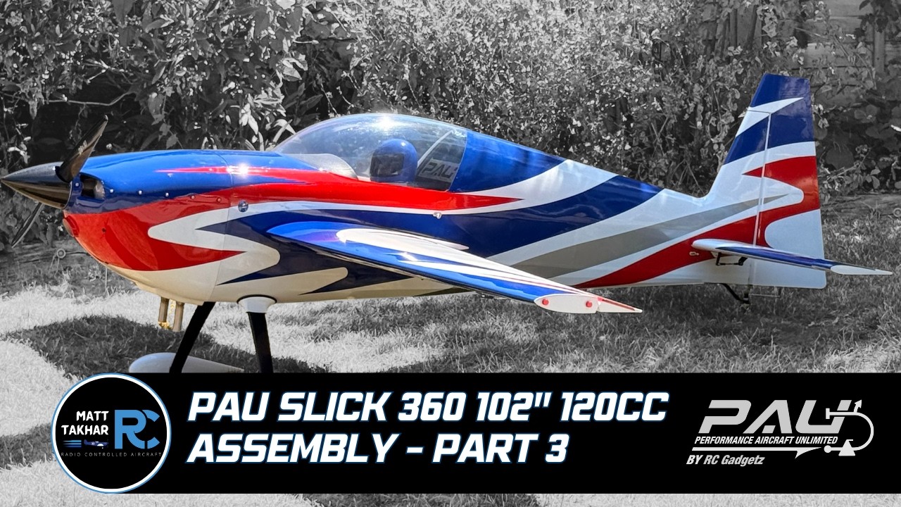 PAU Slick 360 120cc Build Part 3 | Electronics, Finished