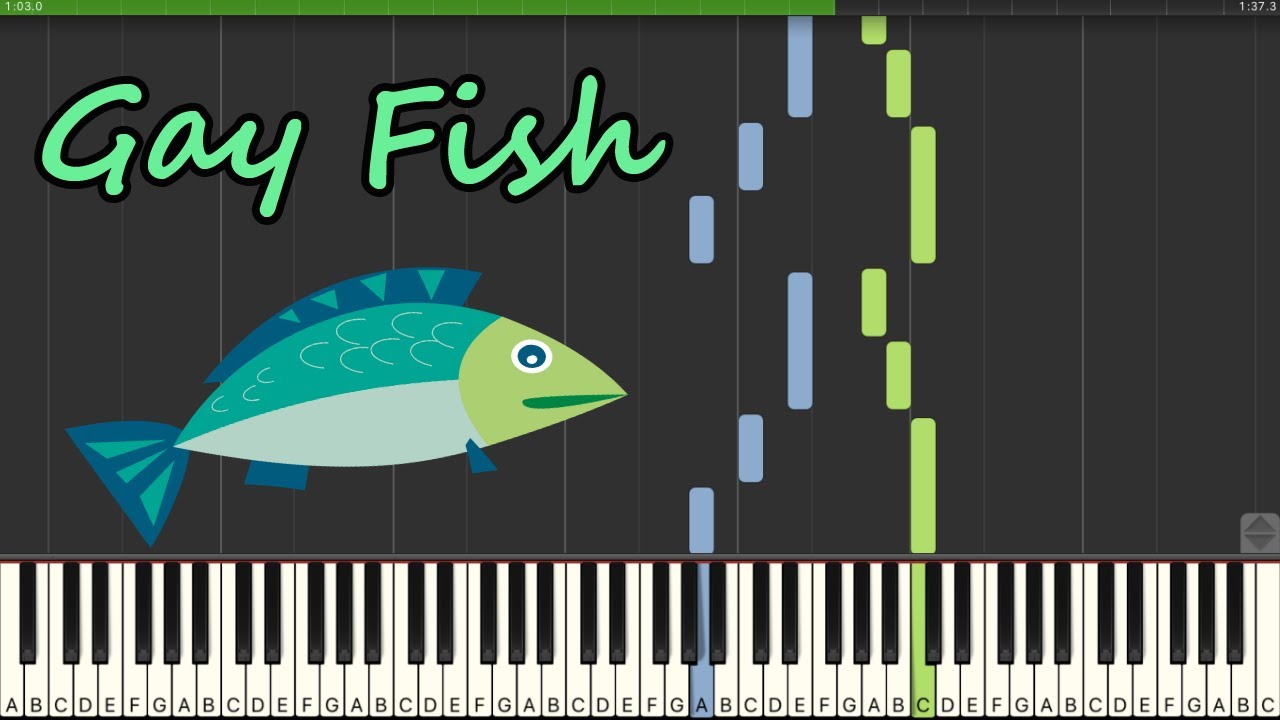 TUTORIAL: Gay Fish piano cover - South Park piano