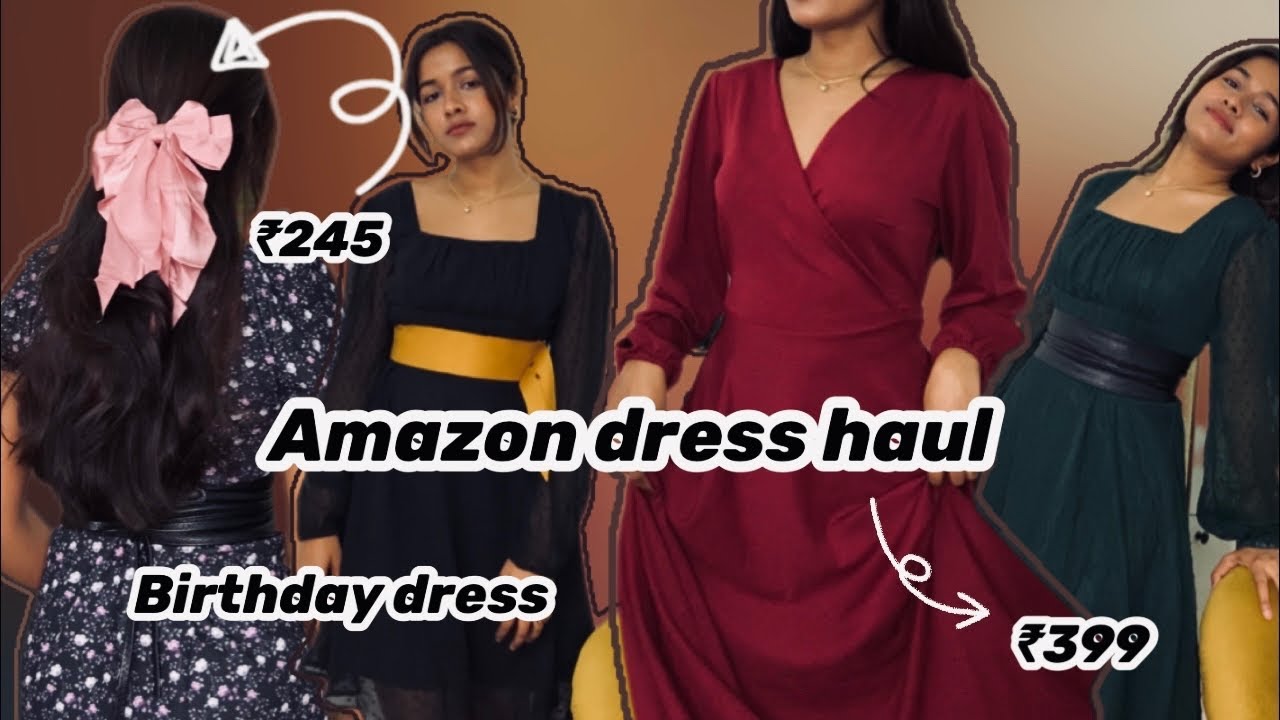 Amazon biggest birthday dresses haul #amazonfashion