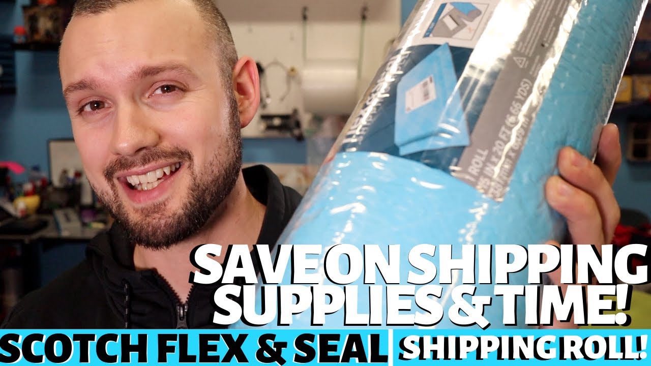 Shipping 8 eBay Items with Scotch Flex & Seal Shipping Roll!
