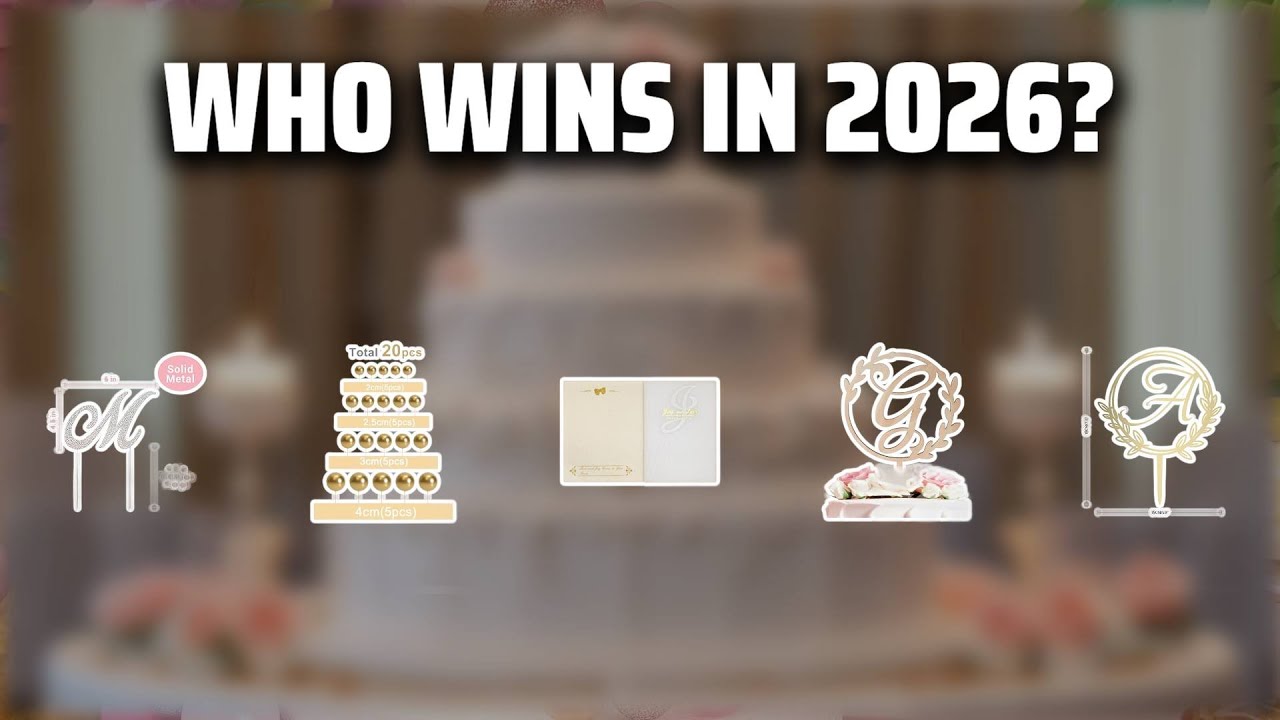 The Top 5 Best Letter Cake Toppers in 2026 - Must Watch Before Buying!