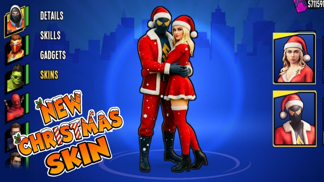 🔥 NEW Christmas Skin Unlocked in Spider Fighter 3!