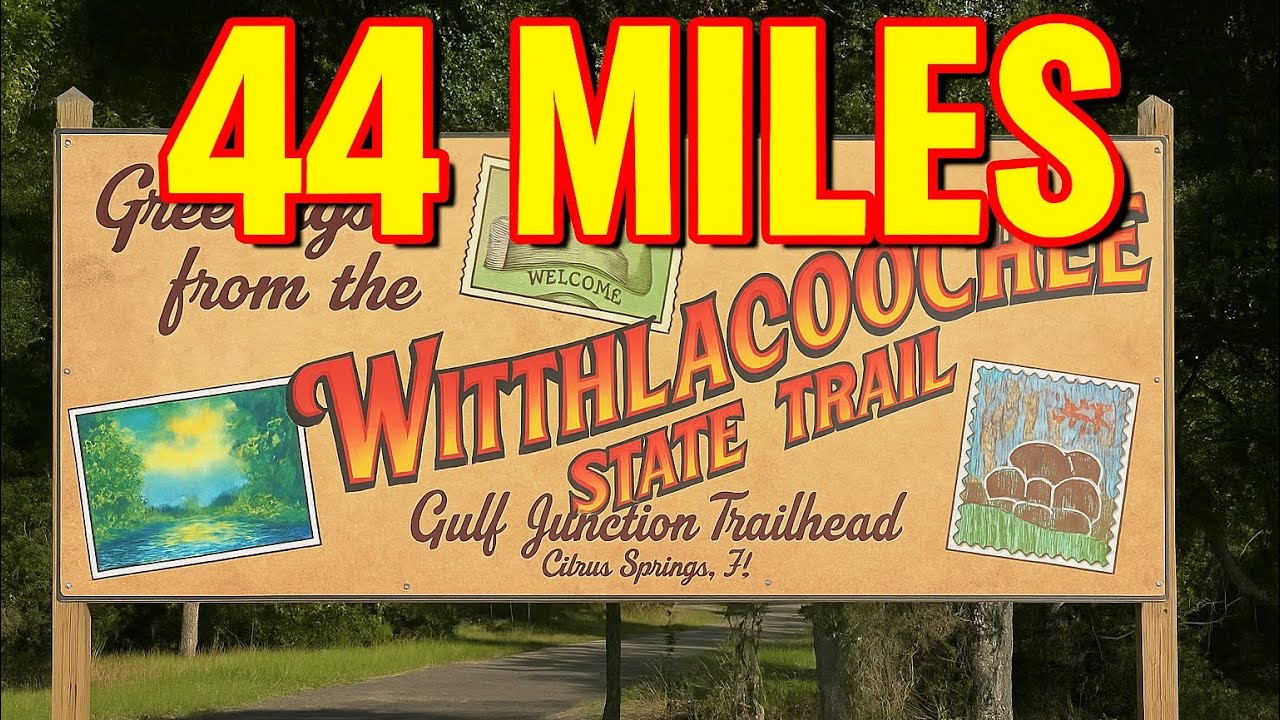 44 Mile E Bike Ride: Dunnellon & Withlacoochee Trails 🌴🚴😎