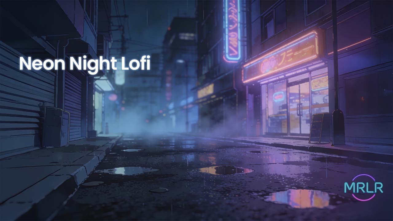 Neon Night Lofi 🌃 Chill Beats for Focus, Study & Late Nights | 1 Hour