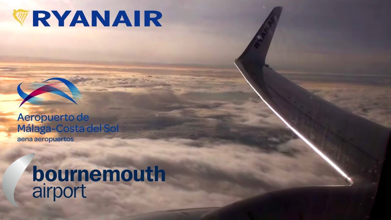 Ryanair Boeing 737-800 EI-EFF I Malaga AGP ✈ Bournemouth BOH I *Full Flight*