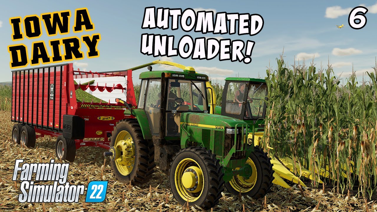 FULLY Automating the forage box drivers with AutoDrive! - IOWA DAIRY - UMRV EP6 - FS22