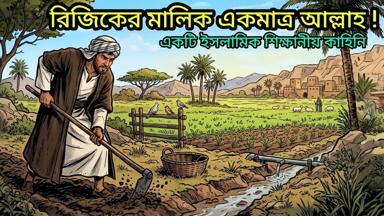 বান্দার রিজিকের জিম্মাদারি একমাত্র আল্লাহ -ই | একটি ইসলামিক শিক্ষানীয় গল্প|  