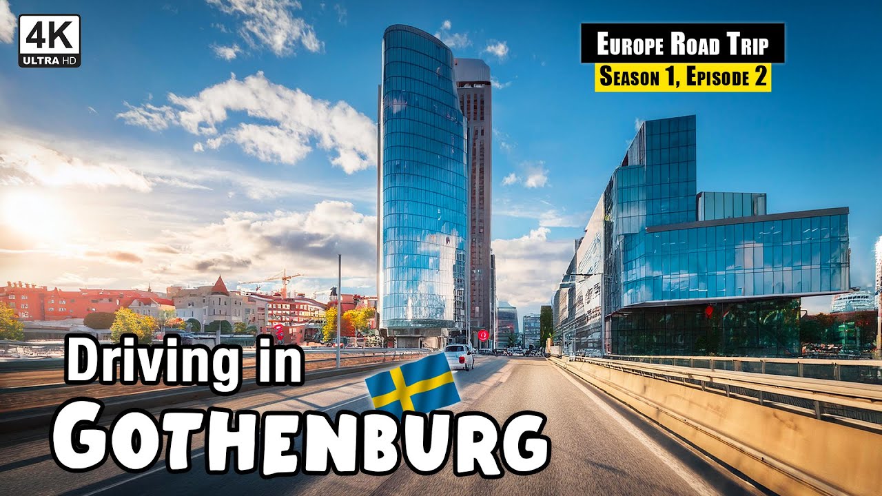 Gothenburg Driving Tour - A Vibrant Scandinavian City | Europe Road Trip, S1 Ep2