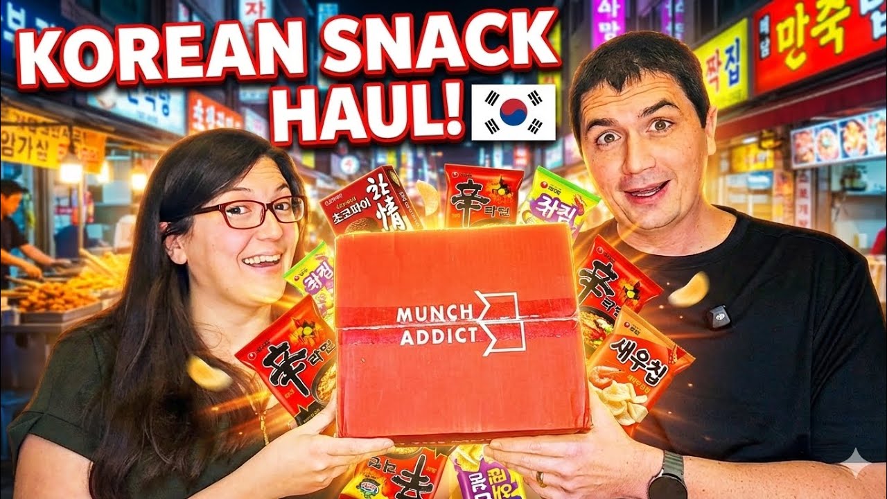 Munch Addict January 2026 Korean Theme Box! Unboxing & Taste Test