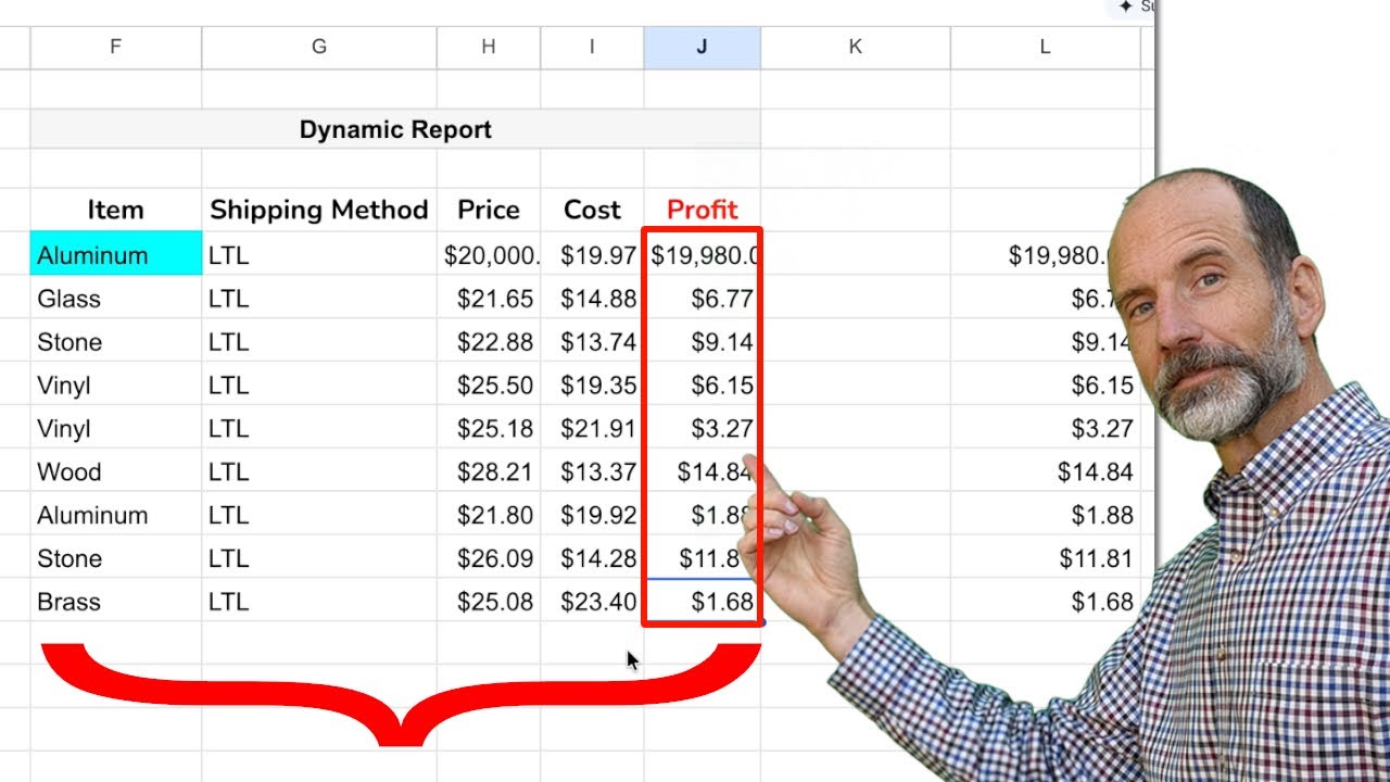 Объединяйте массивы с вычисляемыми столбцами в вашей электронной таблице.