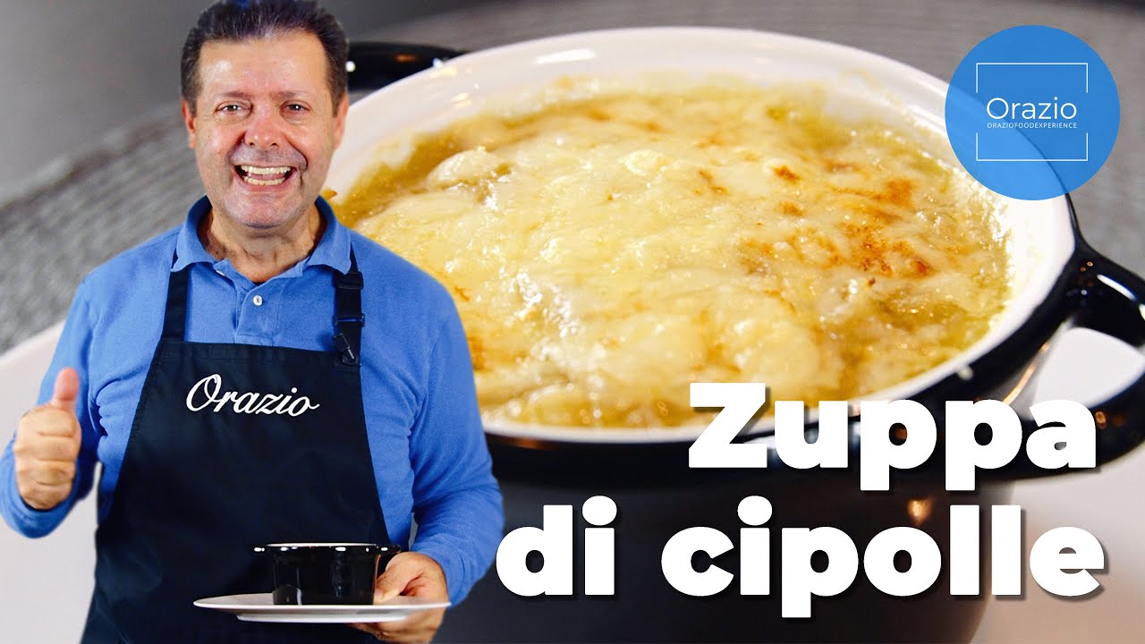 ZUPPA DI CIPOLLE - semplice, gustosa e ...gratinata