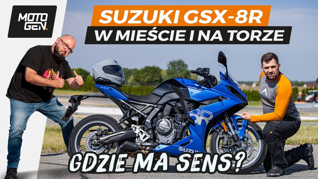Suzuki GSX-8R (+Travel Pack) 🏍️🎥 Po co go kupić? Na tor? Na miasto? Do podr&oacute;żowania? [TEST]