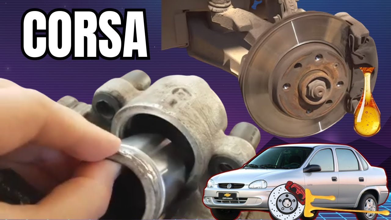 Cómo Reparar un Caliper de Freno que Pierde Líquido (Chevrolet Corsa)