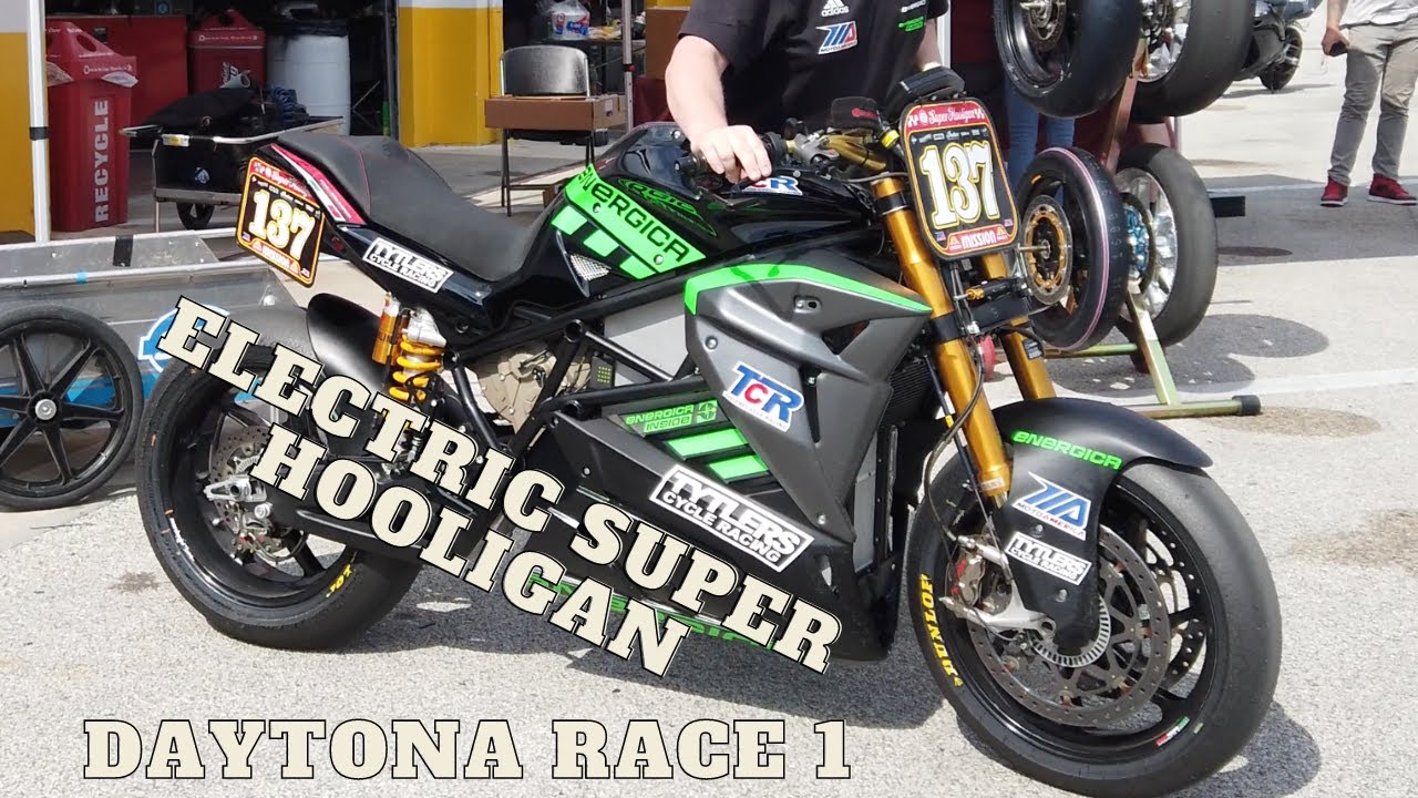 Energica Eva Ribelle at Daytona, Day 2