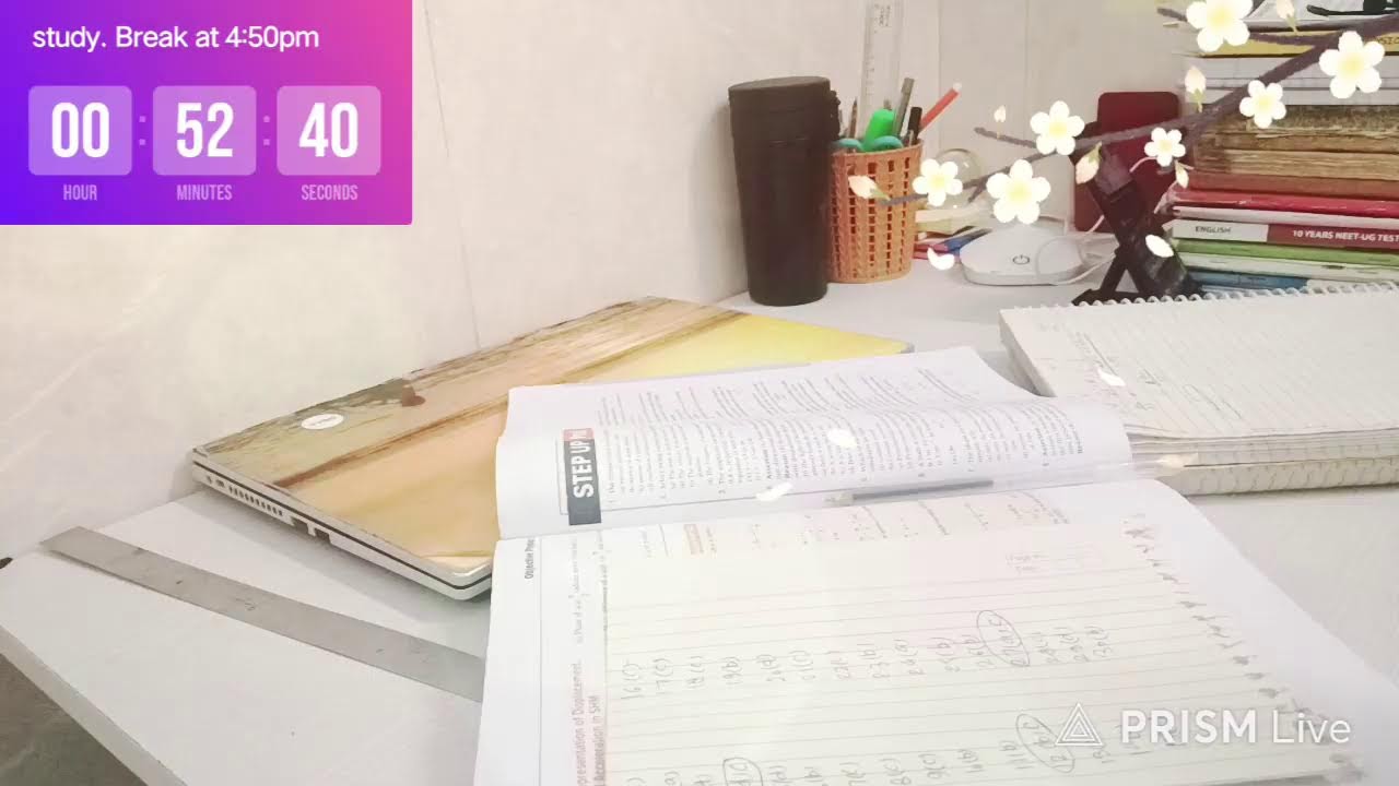 Study with me for NEET 2026📚📖🩺👩🏽‍⚕️ #neetug #live #futuredoctor #youtube #livestudy #medical