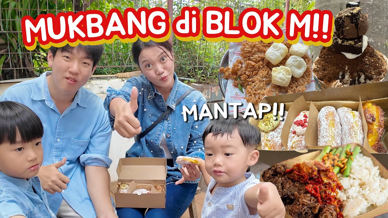 BORONG SEMUA MAKANAN ENAK DI BLOK M!!😍😍