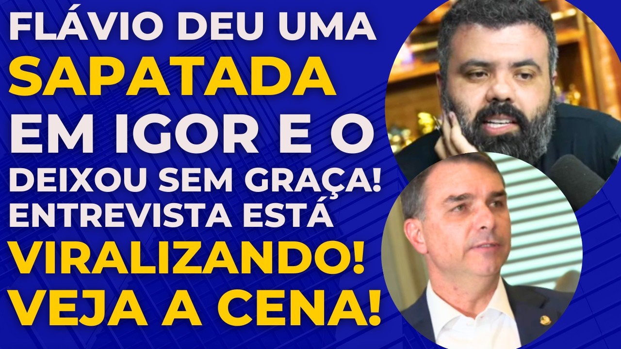 🚨FICOU SEM ARGUMENTO! FLÁVIO RESPONDE DE MANEIRA ENFÁTICA OS QUESTIONAMENTOS POLÊMICOS DE IGOR