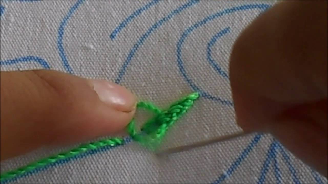 PUNTADA PARA TALLOS PASO A PASO *BordandoConEstilo*