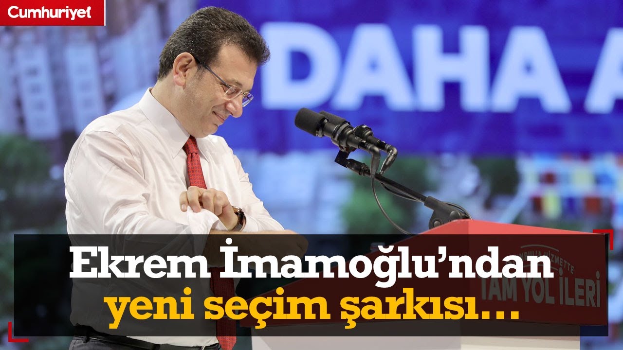 Yerel seçime son 51 gün: Ekrem İmamoğlu'ndan yeni şarkı