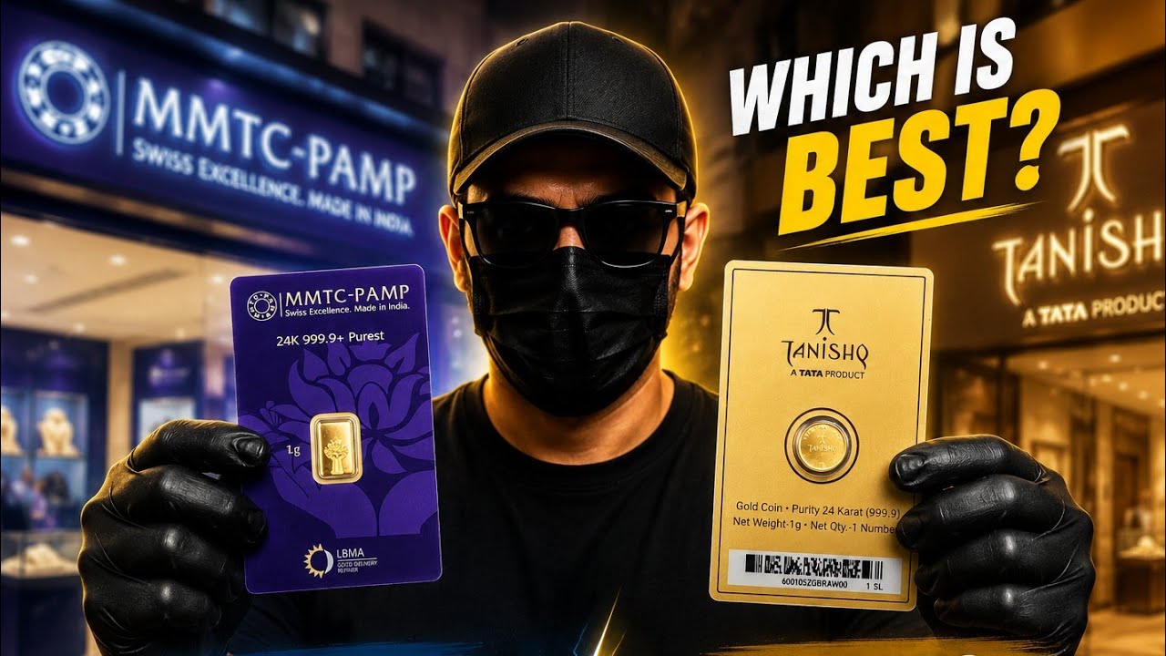 TANISHQ GOLD COIN VS MMTC PAMP GOLD BAR | WHICH IS BEST FOR INVESTMENT? COMPLETE COMPARISON
