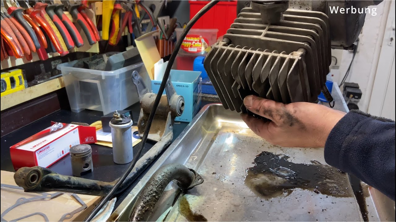 Michi schraubt... Simson SR50 B3 Teil8 - M531 Motor ist total abgesoffen