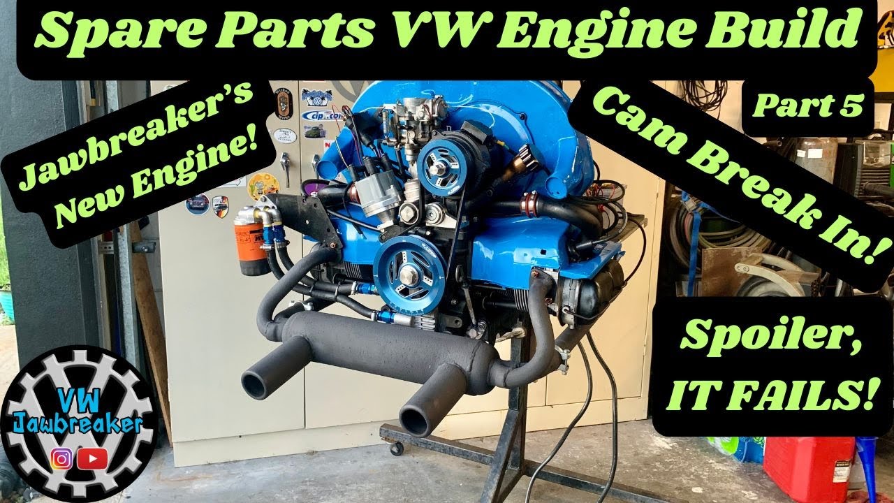 First Start Up! Cam Break In -How To-  Air Cooled Mini Stroker Build -1760cc- Pt 5