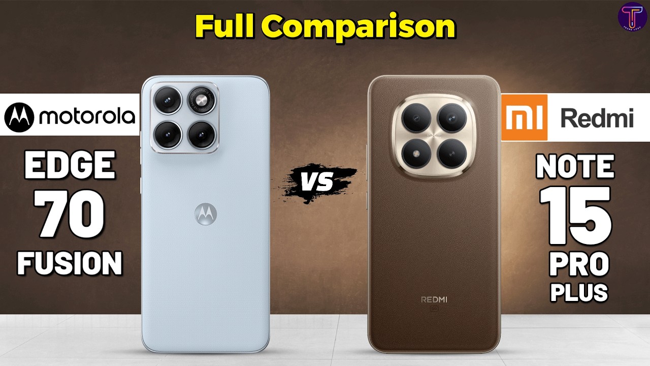 Motorola Edge 70 Fusion vs Redmi Note 15 Pro Plus : Full Comparison 🤔❓