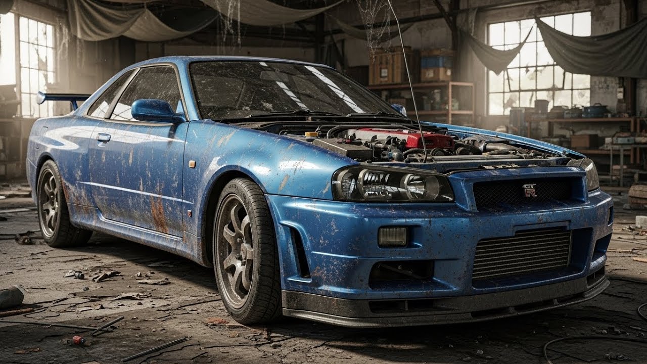 Asmr Car Restoration! Full Restoration of a Nissan Skyline GT-R from Total Disrepair to Looking New
