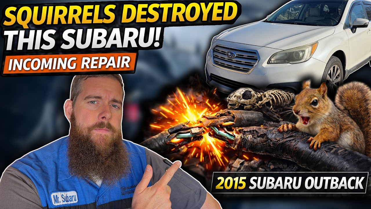 Squirrels DESTROYED This 2015 Subaru Outback's Wiring… Real Repair!