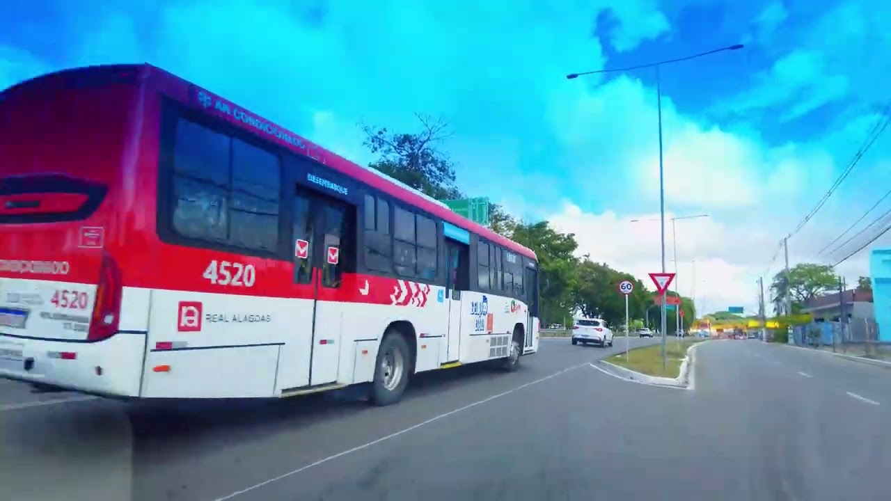 Da Gruta de Lourdes | até o Viaduto da antiga PRF | Maceió | Alagoas Brasil visto em 4K | Dji Osmo