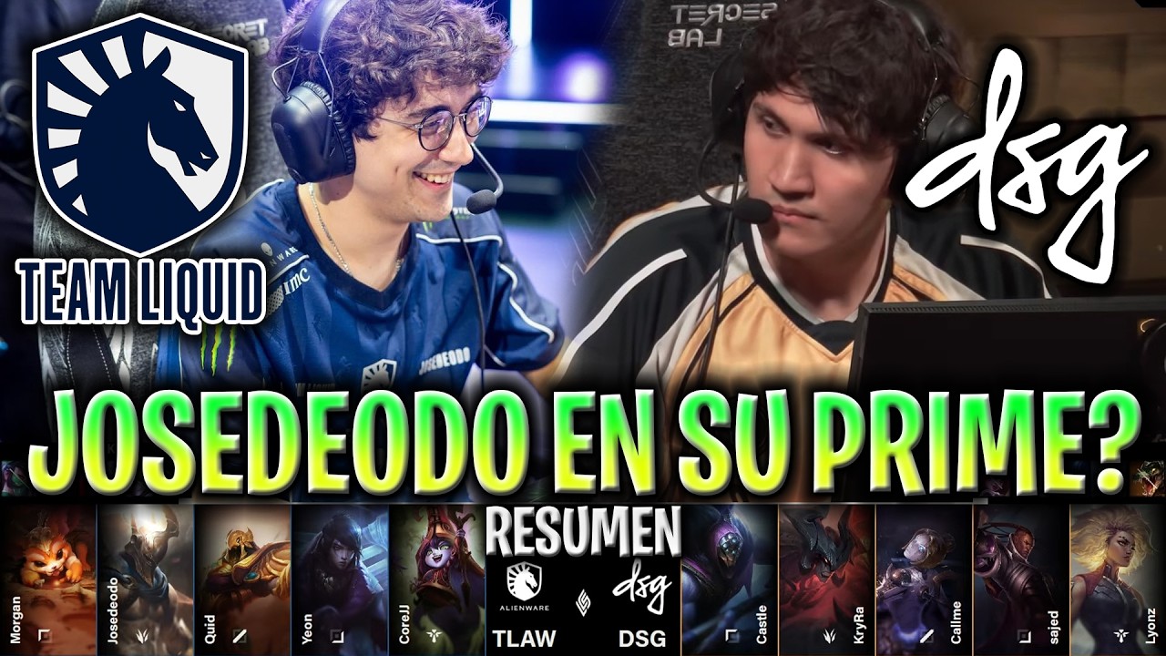 JOSEDEODO VUELVE AL MÁXIMO NIVEL EN PLAYOFFS! - TLAW vs DSG RESUMEN LCS 2026 LOCK IN PLAYOFFS