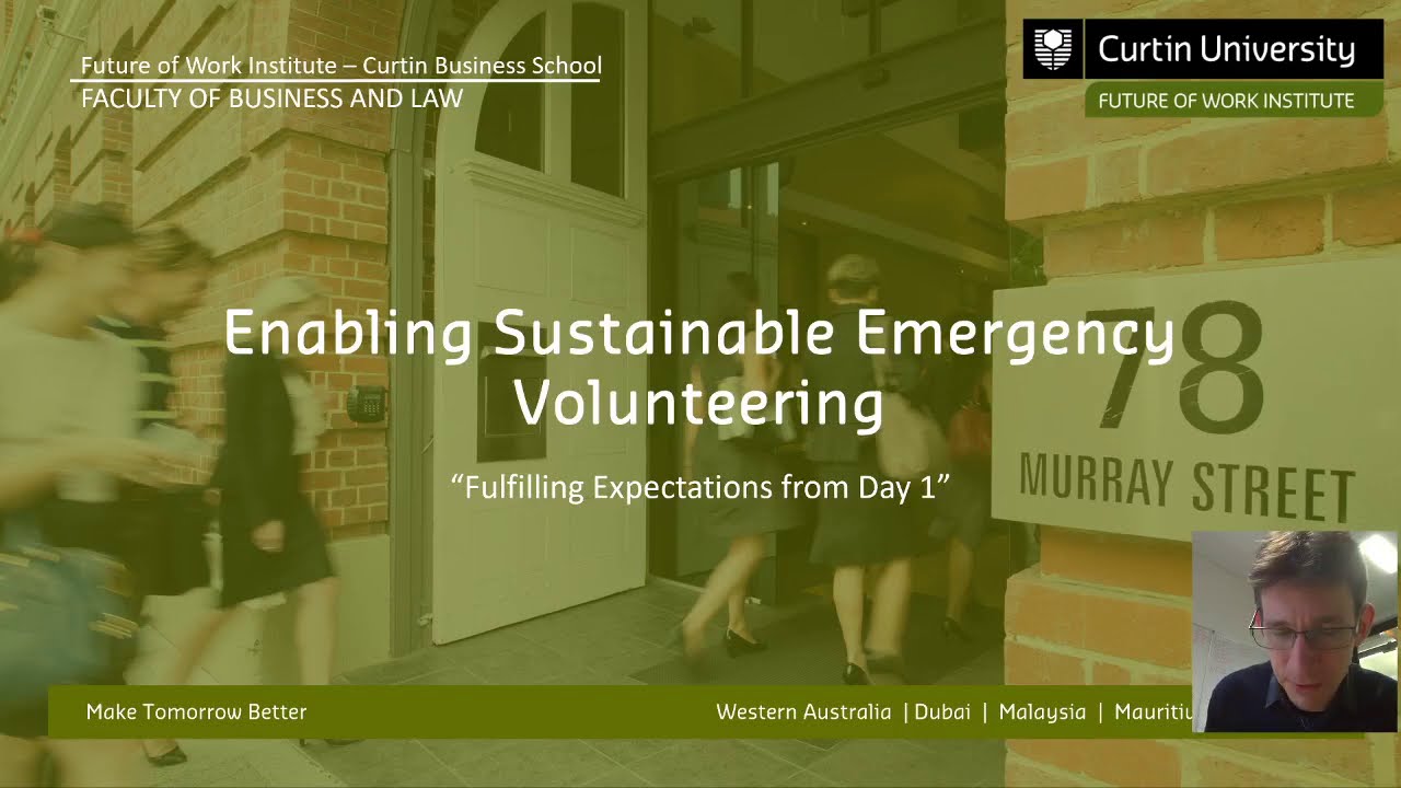 Enabling sustainable volunteering - recruitment studies