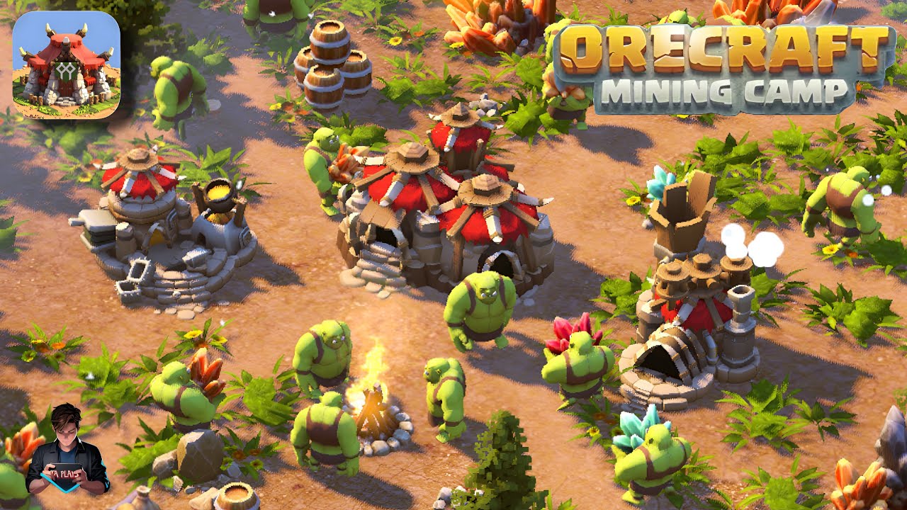Orecraft: Orc Mining Camp First Gameplay Walkthrough | Android / iOS 