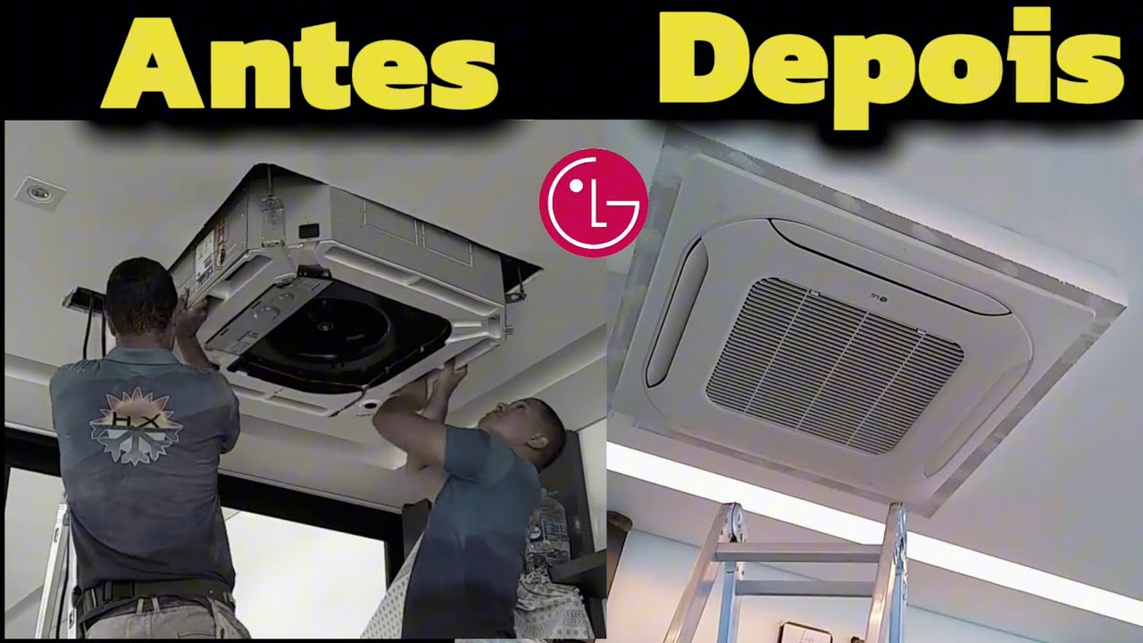 Como instalar Ar Condicionado Split Cassete LG