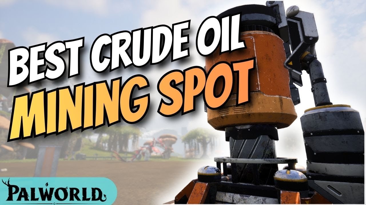 The BEST BASE LOCATION for Crude Oil Mining in Palworld!